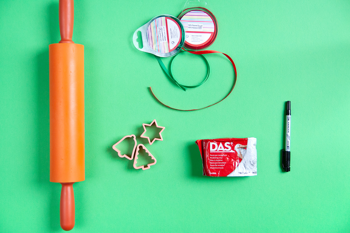 White Clay Christmas Ornaments DIY tutorial YES! we made this