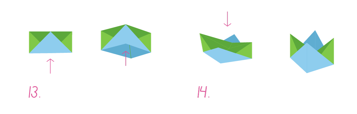 Origami Easter Egg Stand with Folding Instructions - YES! we made this