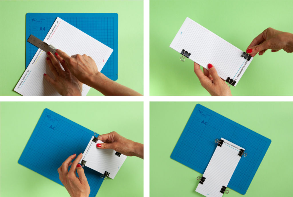 Make Your Own Notepad (+ Free Shopping List Printable)