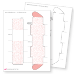 Doodle Pattern Heart Box Template - YES! we made this