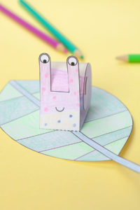 Toddler Snail Coloring Page and Craft - YES! we made this