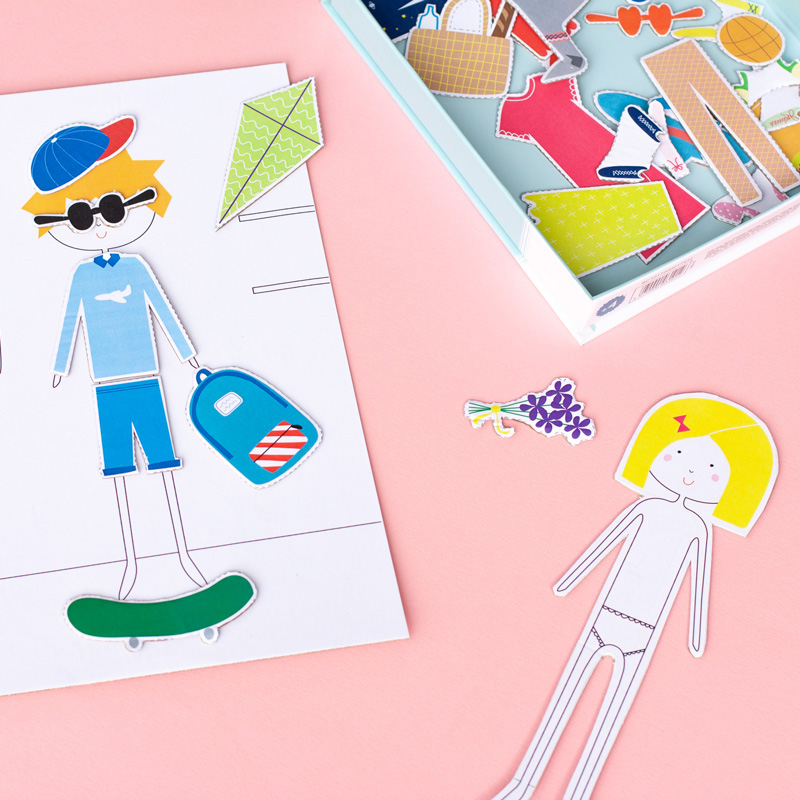 Printable Dress Up Paper Doll Template YES We Made This
