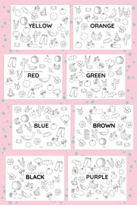 Printable Coloring Pages of Colors - YES! we made this
