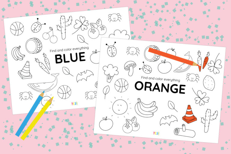 Printable Coloring Pages of Colors - YES! we made this
