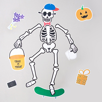 Paper Skeleton Kids’ Halloween Decoration