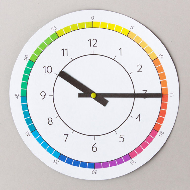 Learn About Time - Printable Clock Template - YES! we made this