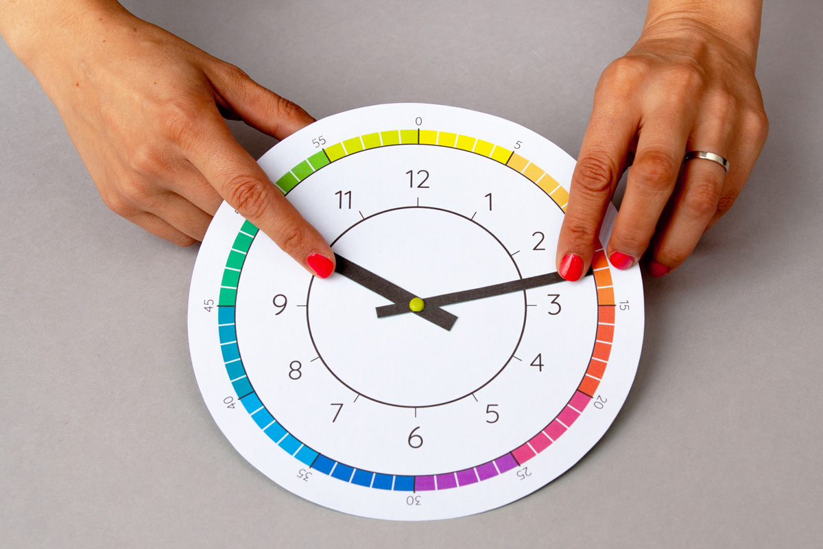 Learn About Time Printable Clock Template YES! we made this