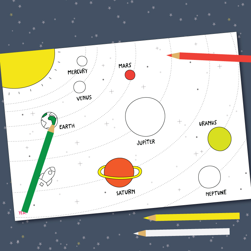 Printable solar system planets in order