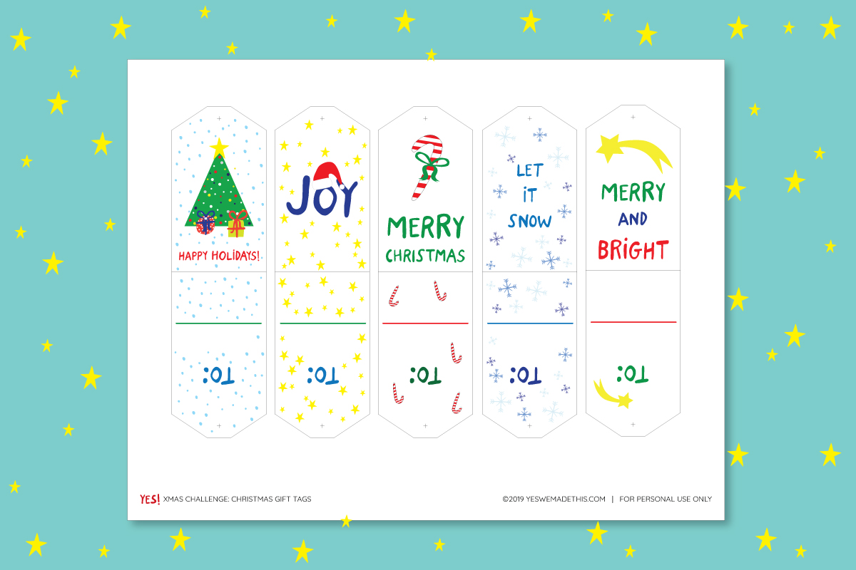 Christmas Gift Tags Printable - YES! we made this