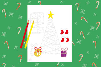 Christmas Tree Coloring Page - YES! we made this