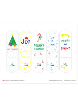 Christmas Gift Tags Printable - YES! we made this