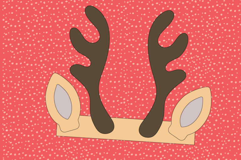 Reindeer Headband Craft Template