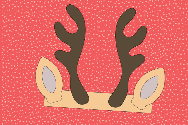 Printable Reindeer Antlers Headband YES We Made This