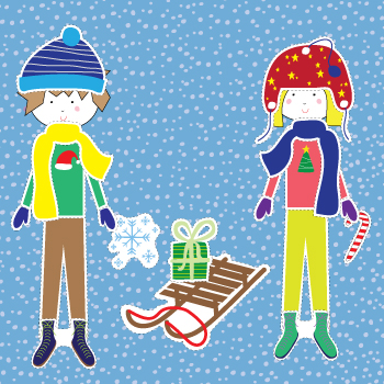 Paper Doll Winter Clothes
