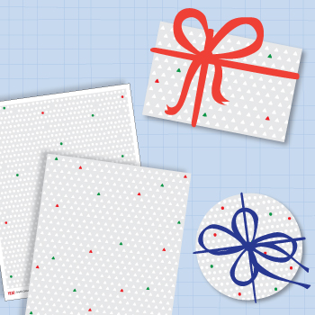 Xmas wrapping paper to print
